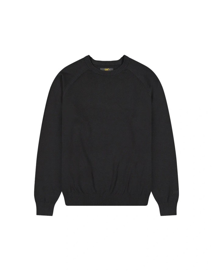 MESKI SWETER LEE CLEAN RAGLAN SWEATER BLACK 112378518