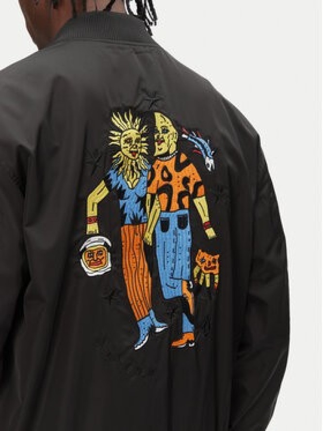 Volcom Kurtka bomber Bob Mollema A1612500 Czarny Boxy Fit