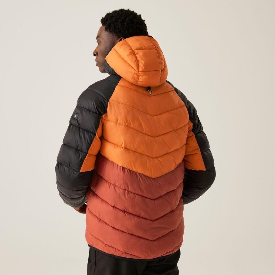 Męska kurtka z kapturem Dalent na wędrówki z przegrodami