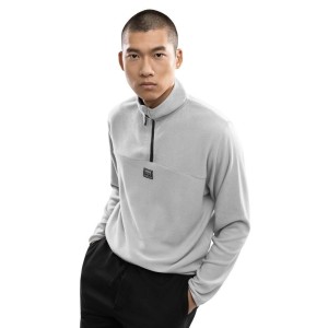 Męska bluza z cienkiego polaru Sporty zimowe Siroko Limestone