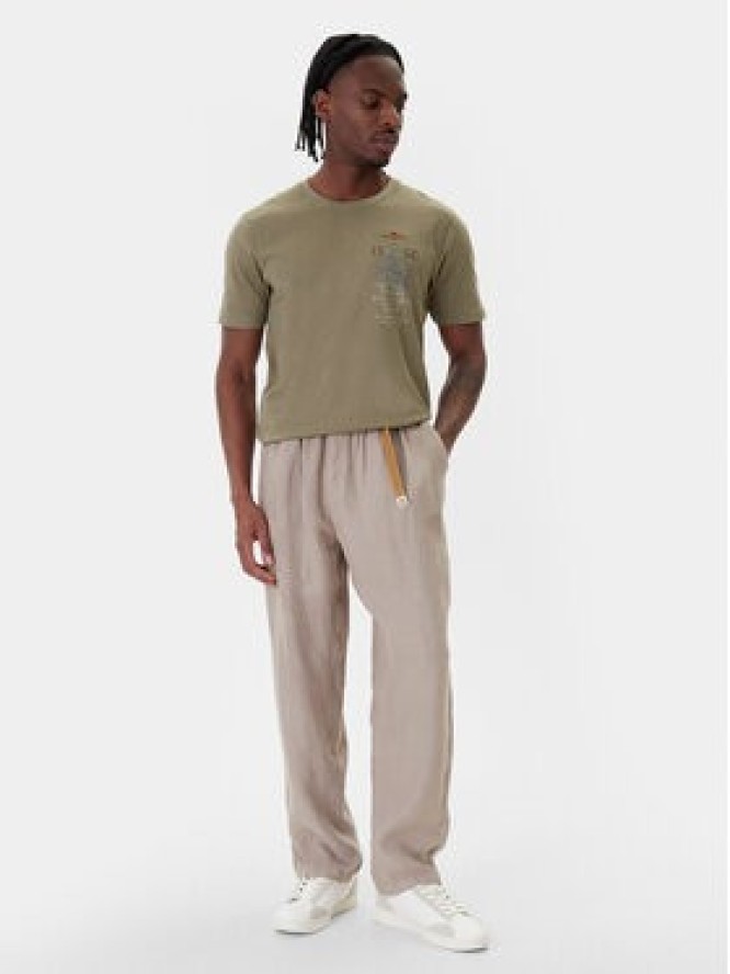 Aeronautica Militare Spodnie materiałowe 261PA1712UCT04293 Beżowy Comfort Fit