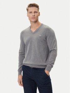 Gant Sweter 8030562 Szary Regular Fit