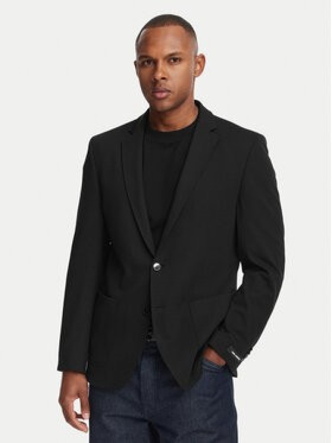 KARL LAGERFELD Marynarka 155684-562023 Czarny Modern Fit