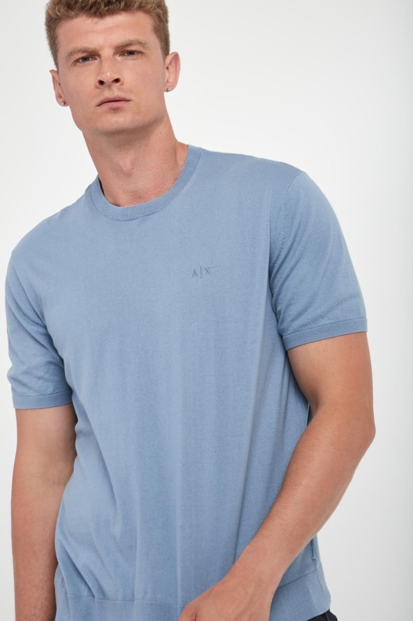T-shirt męski dzianinowy ARMANI EXCHANGE