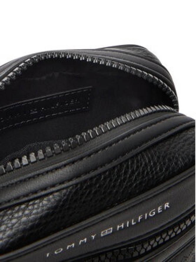 Tommy Hilfiger Saszetka Th Monogram Mini Reporter AM0AM13836 Czarny