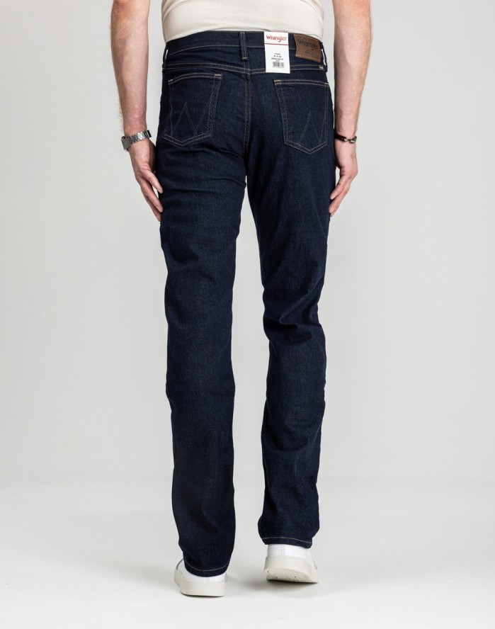 Męskie Spodnie Jeansowe Wrangler Regular Fit Rinse 112352894