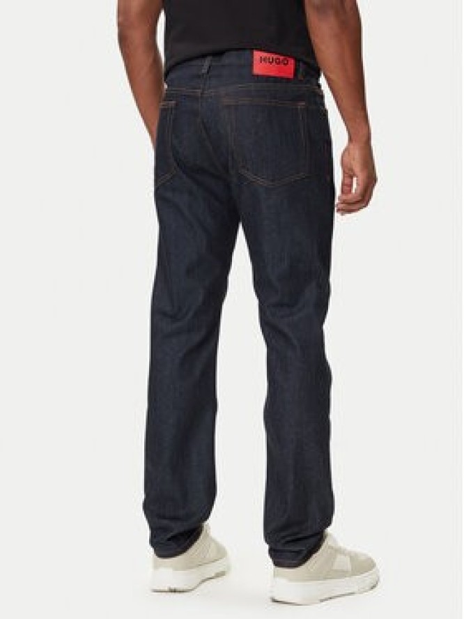 HUGO Jeansy 50547239 Granatowy Slim Fit