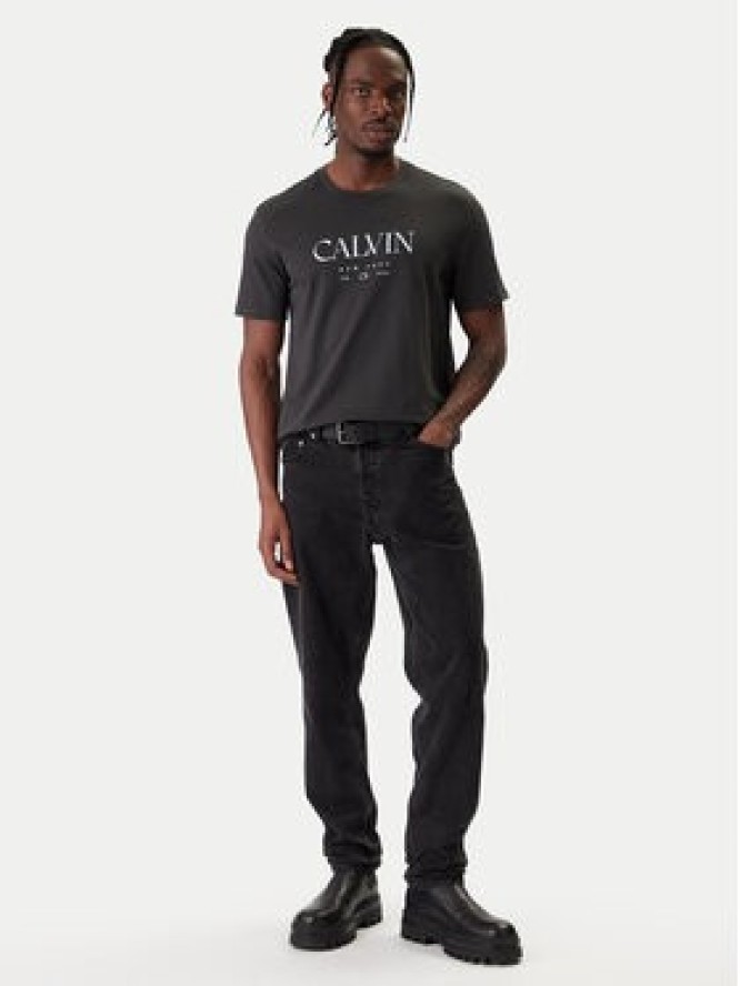 Calvin Klein T-Shirt LV04RE807G Szary Regular Fit