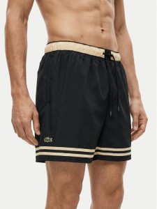 Lacoste Szorty kąpielowe MH2760 Granatowy Regular Fit