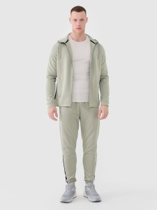 4F Spodnie treningowe szybkoschnące męskie - khaki XXL