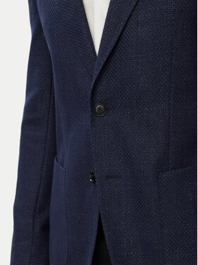 BOSS Marynarka H-Hutson-2PP-263 50567488 Granatowy Slim Fit