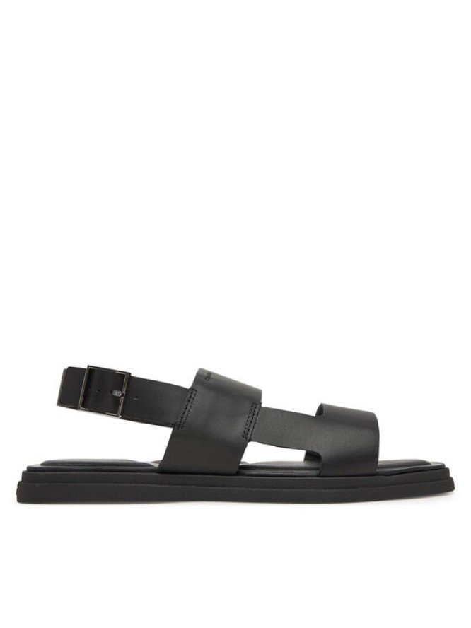Calvin Klein Sandały Back Strap W/ Buckle HM0HM01736 Czarny