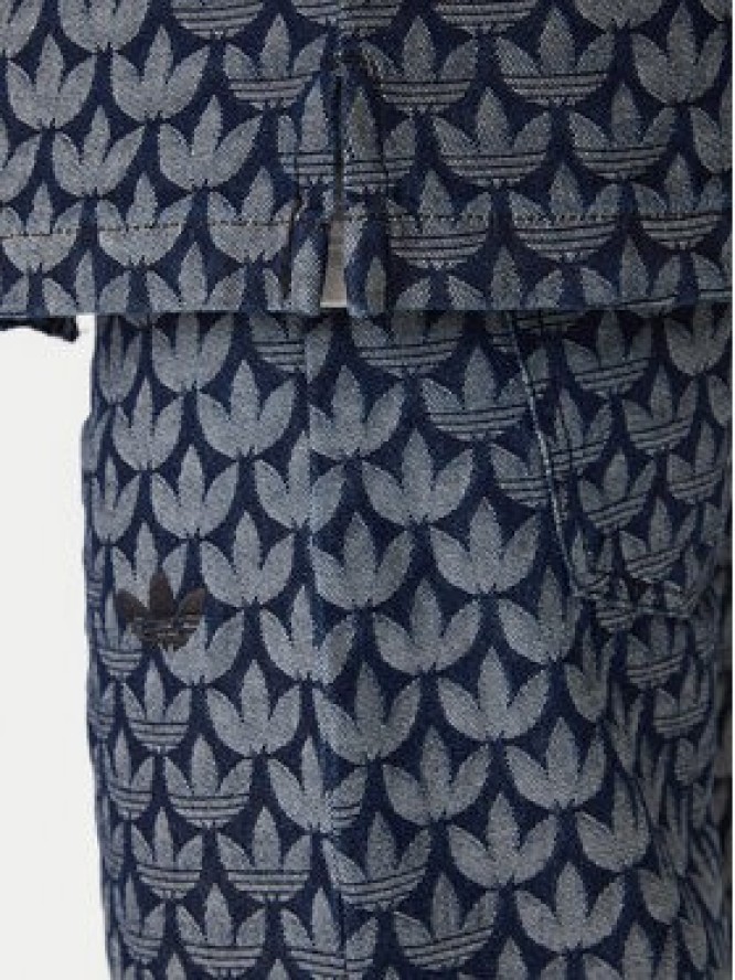 adidas Koszula jeansowa Monogram KD0397 Niebieski Loose Fit