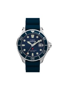 Timex Zegarek Deepwater Meridian TW2W81500 Srebrny