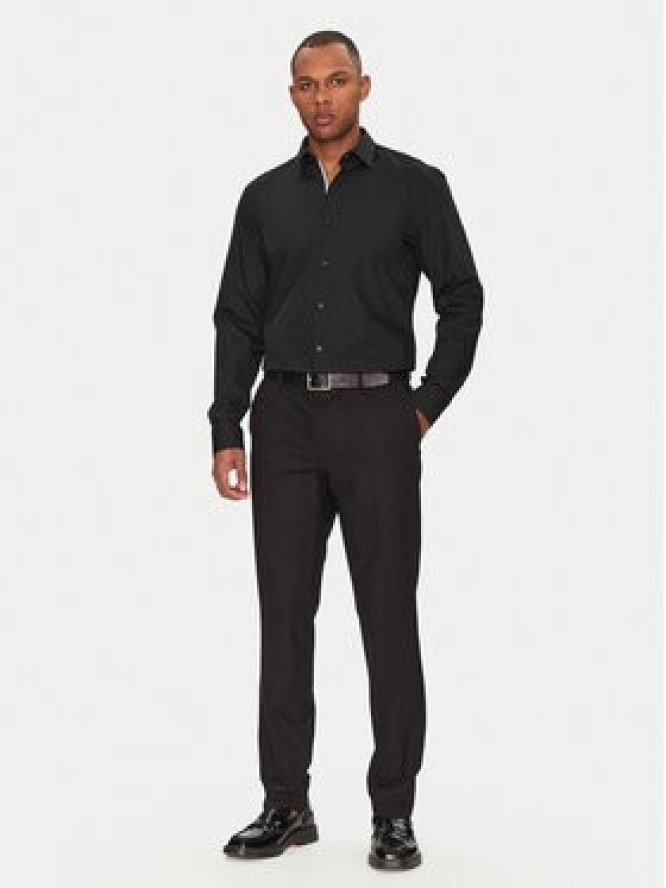 HUGO Koszula Koey 50539808 Czarny Slim Fit
