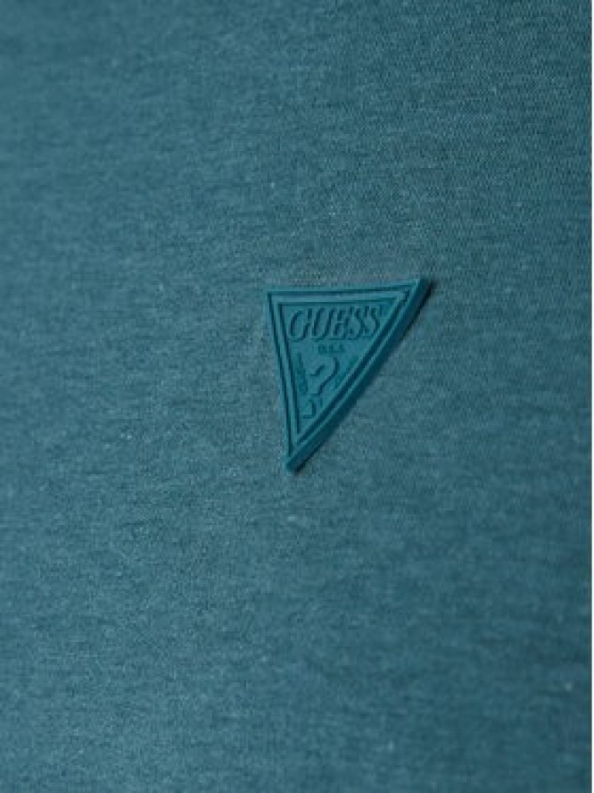 Guess T-Shirt Z2YI12 JR06K Zielony Regular Fit