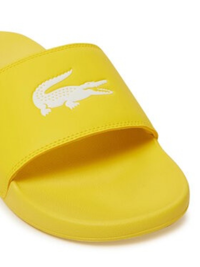 Lacoste Klapki Serve Sliders 7-49CMA0041 Żółty