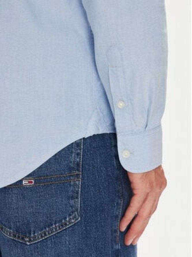 Tommy Jeans Koszula Essential DM0DM21690 Błękitny Regular Fit