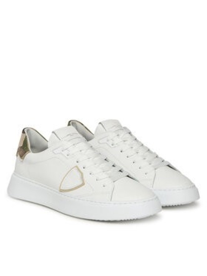Philippe Model Sneakersy Veau Camou Striching A012221 BTLU VCB3 VEAU Biały