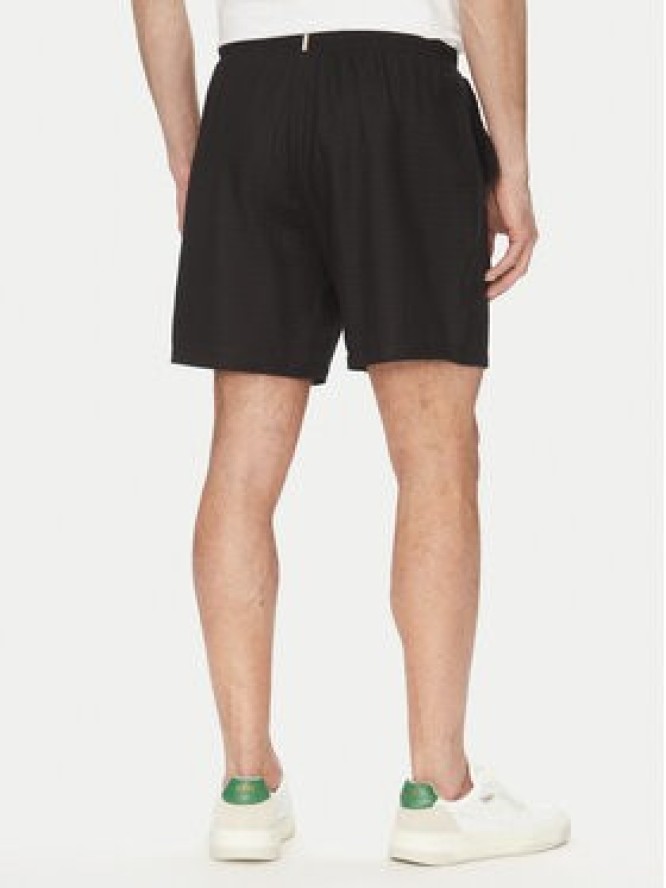 BOSS Szorty materiałowe 50540134 Czarny Regular Fit