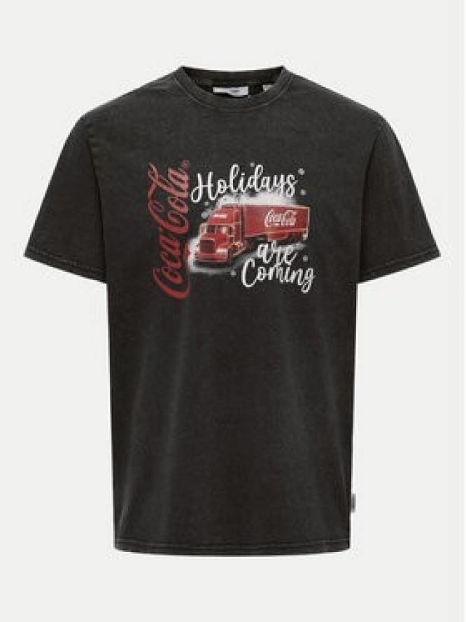 Only & Sons T-Shirt 22030844 Czarny Regular Fit