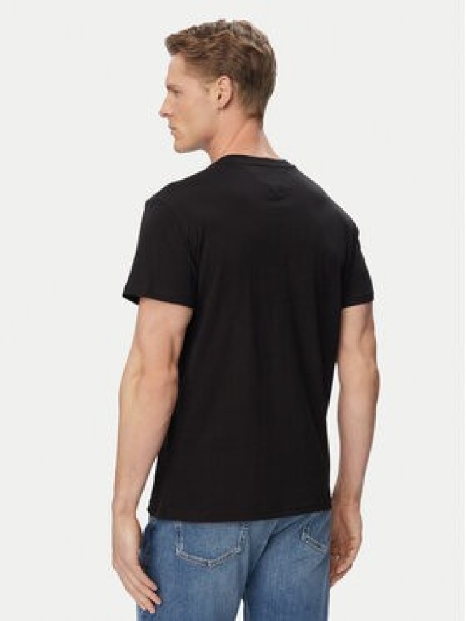 Tommy Jeans T-Shirt Graphic DM0DM23376 Czarny Slim Fit