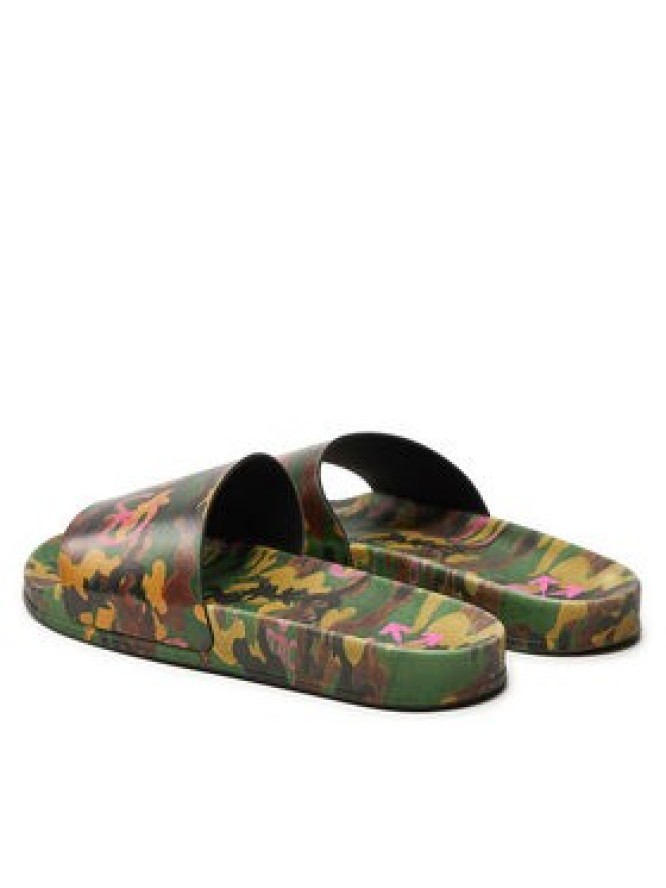 Off-White Klapki OMIC001S22MAT0065700 Zielony