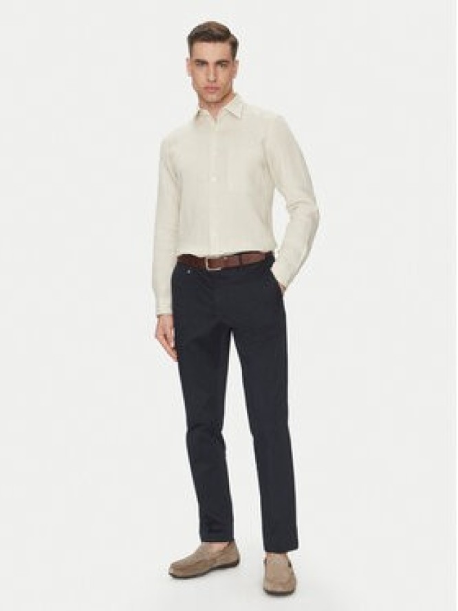 Marc O'Polo Koszula 523 7428 42318 Beżowy Regular Fit