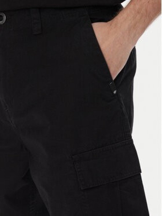 Volcom Szorty materiałowe Strange Tripper A0912502 Czarny Loose Fit