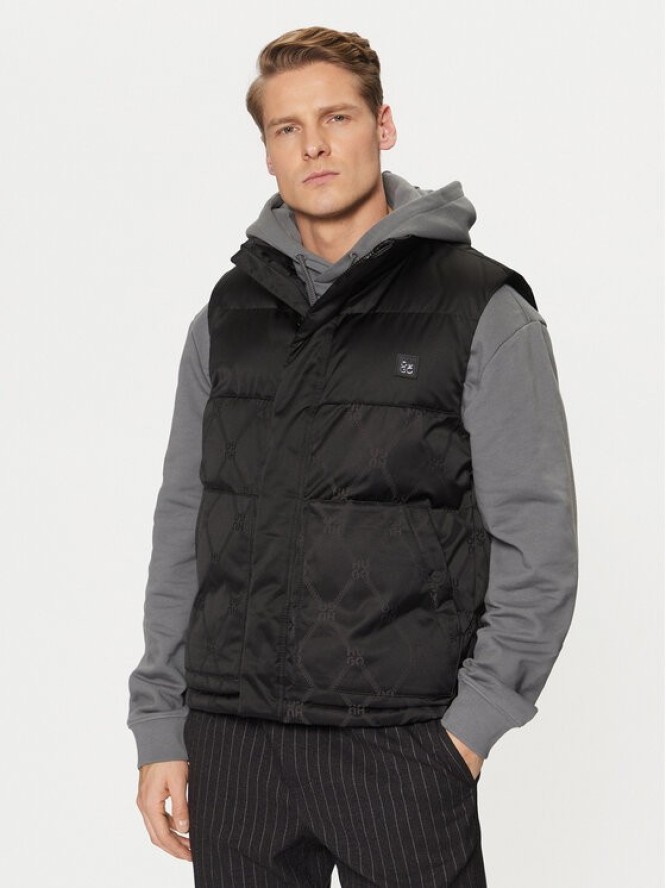 HUGO Bezrękawnik Baltino2411 50525366 Czarny Slim Fit