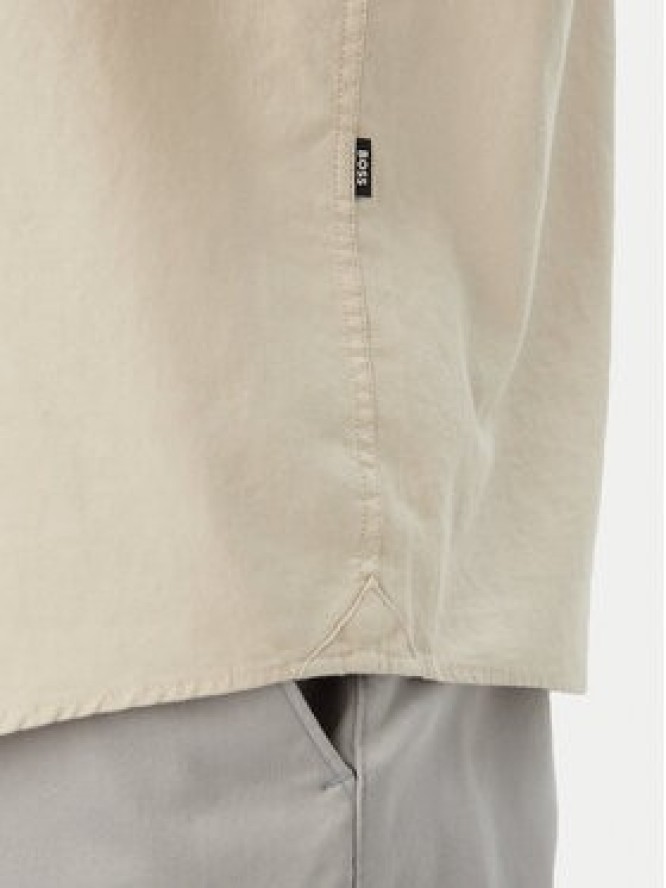 BOSS Koszula H-Liam 50560404 Beżowy Regular Fit