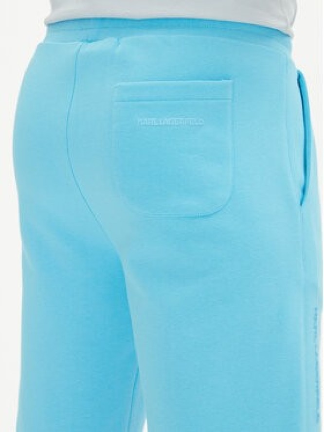 KARL LAGERFELD Szorty sportowe 705014 552900 Błękitny Regular Fit