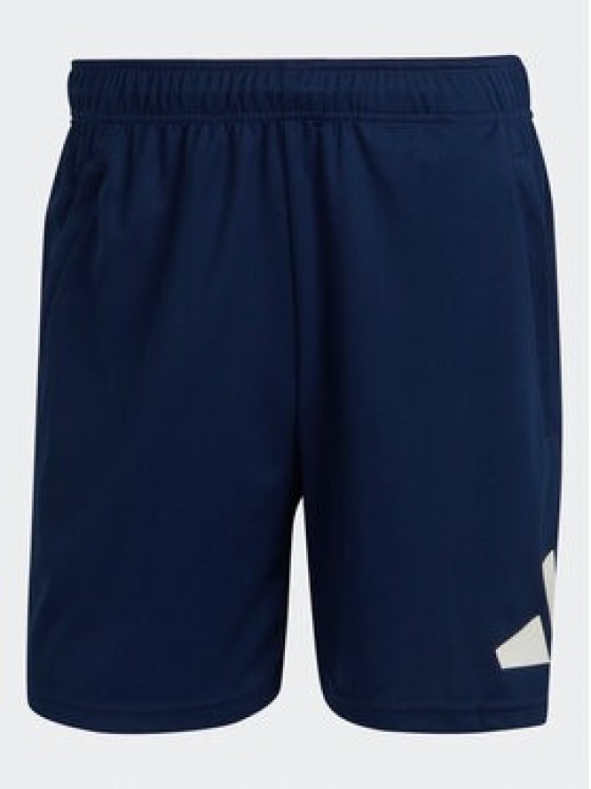 adidas Szorty sportowe Train Essentials Logo Training Shorts IB8124 Niebieski Regular Fit