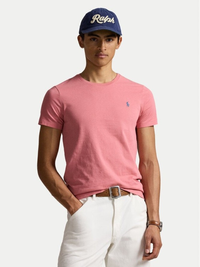 Polo Ralph Lauren T-Shirt 710671438433 Różowy Custom Slim Fit