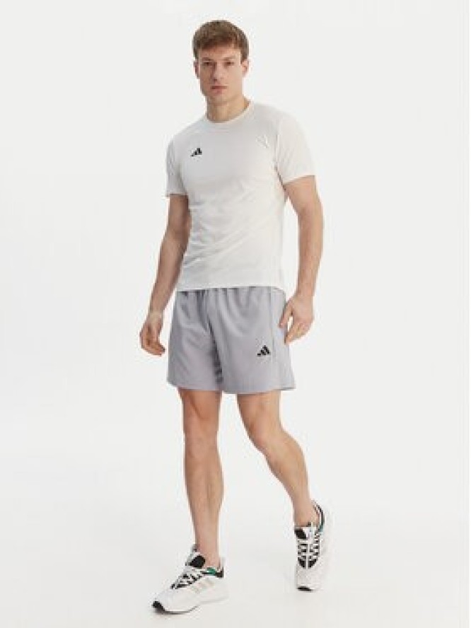 adidas Szorty sportowe Workout Essentials Base KC5287 Szary Regular Fit