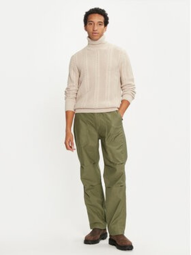 Jack & Jones Golf 12261441 Beżowy Regular Fit