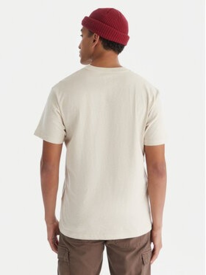 DC Shoes T-Shirt Star Pocket ADYZT05377 Beżowy Regular Fit