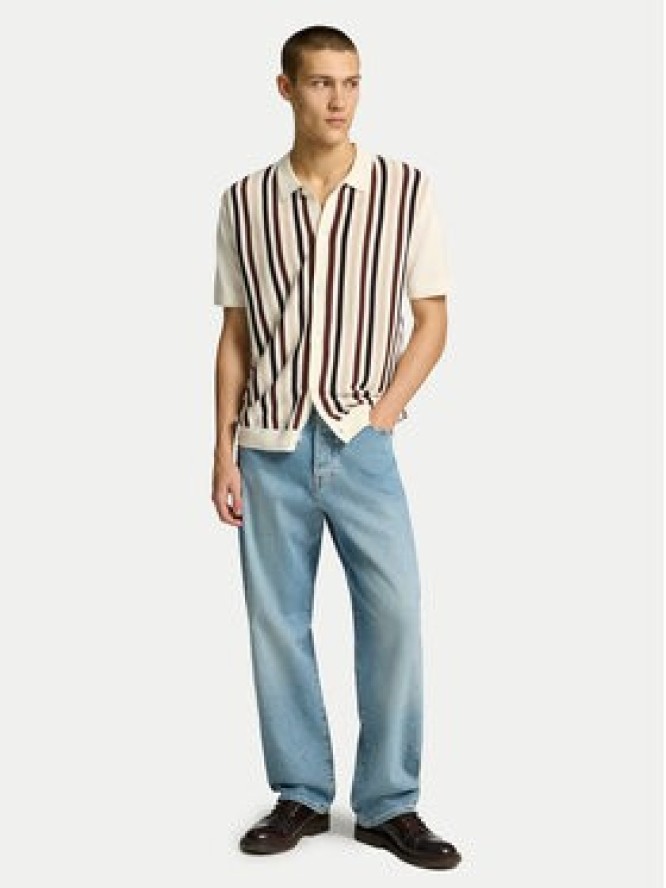 Selected Homme Sweter 16096371 Beżowy Regular Fit