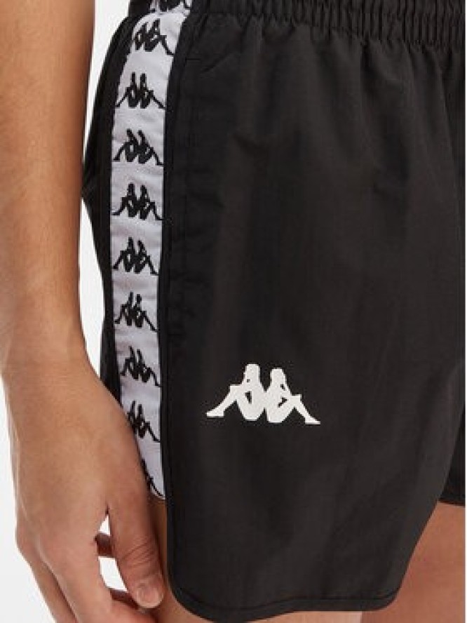 Kappa Szorty kąpielowe Banda Cali 304S6G0 Czarny Regular Fit