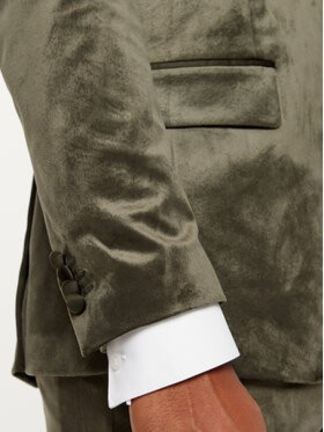 Jack & Jones Garnitur Velvet 12271528 Zielony Slim Fit