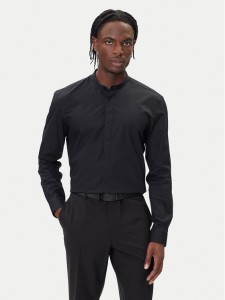 HUGO Koszula Kaleb 50551253 Czarny Slim Fit