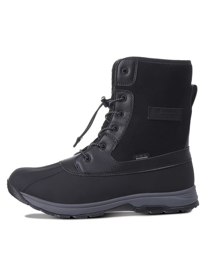 LUHTA Botki zimowe "Tuttu" w kolorze czarnym rozmiar: 45