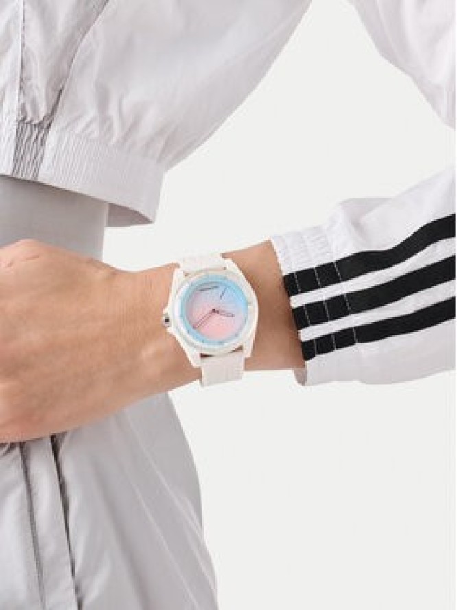 adidas Zegarek AO Street Project Four Solar AOST25532 Biały