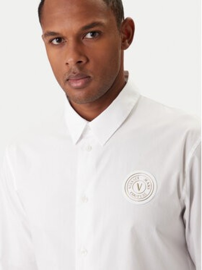 Versace Jeans Couture Koszula 80GALCS0 CNY17 Biały Regular Fit