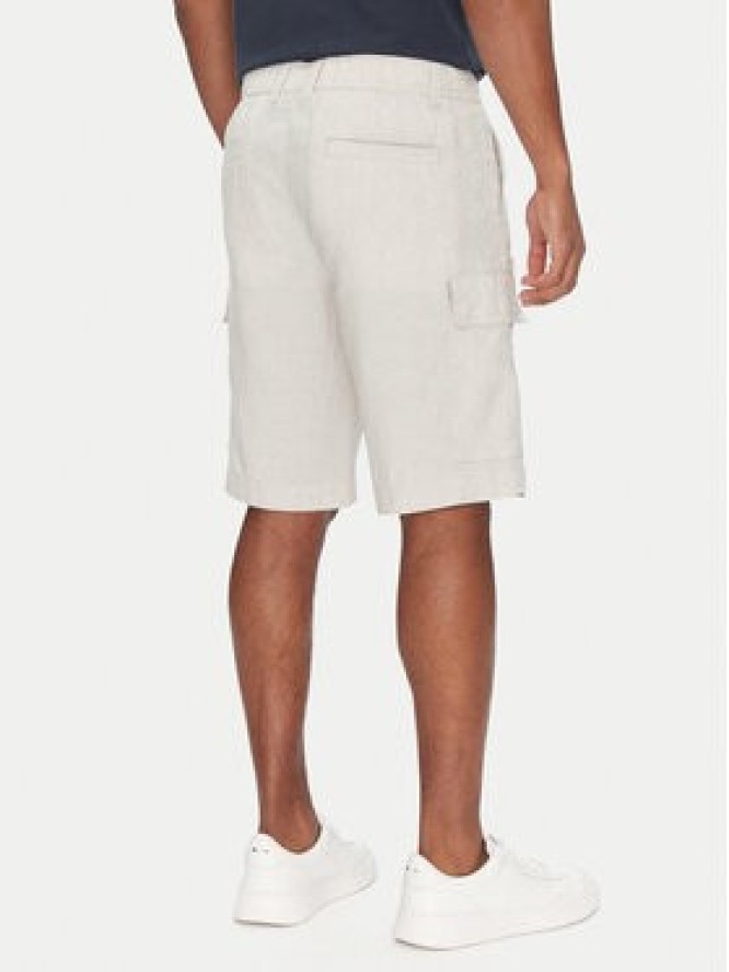 BOSS Szorty materiałowe Sisla-9-Cargo-Shorts 50536888 Beżowy Tapered Fit