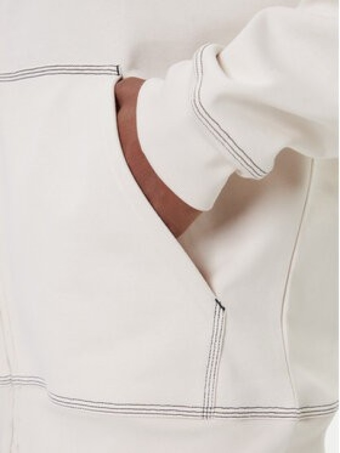 adidas Bluza Essentials Trefoil JW0968 Écru Regular Fit