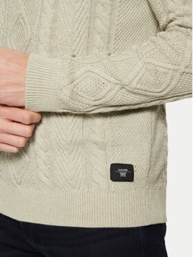 s.Oliver Sweter 2152198 Beżowy Regular Fit