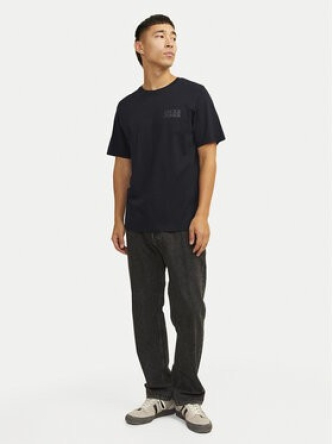 Jack & Jones T-Shirt Corp Logo 12151955 Czarny Standard Fit