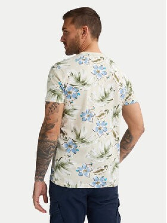 Petrol Industries T-Shirt M-1050-TSR655 Beżowy Regular Fit