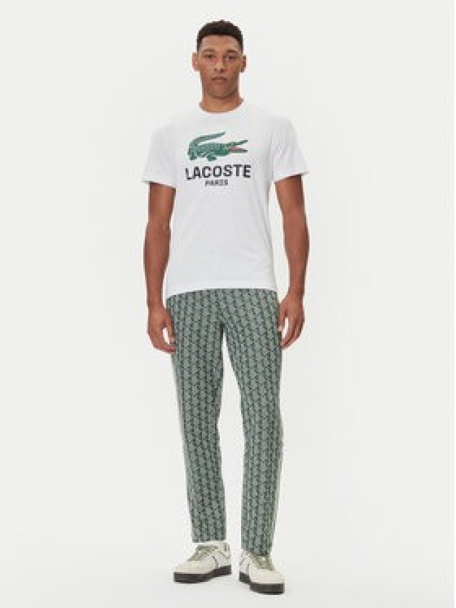 Lacoste T-Shirt TH5634 Biały Regular Fit